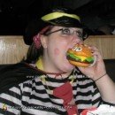 Homemade McDonalds Hamburgler Costume