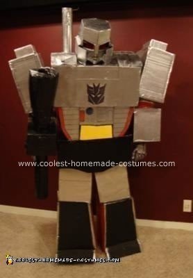 Homemade Megatrav Transformer Costume