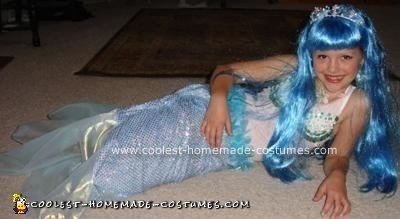 Homemade Mermaid Halloween Costume