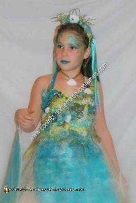 Homemade Mermaid on a Rock Unique Halloween Costume Idea