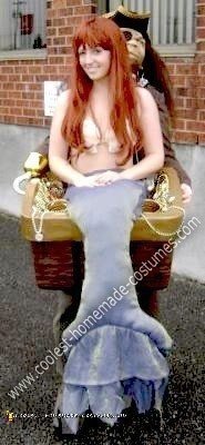 Homemade Mermaid Optical Illusion Costume