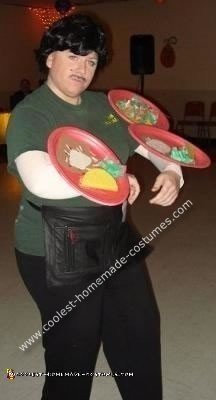 Homemade Mexican Waiter Costume