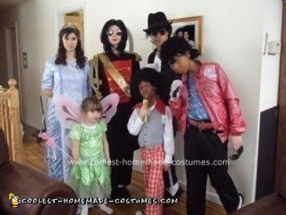 Homemade Michael Jackson Family Themed Costume