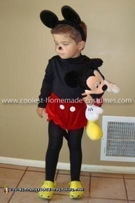 Homemade Mickey Mouse Costume