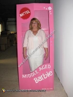 Homemade Middle Aged Barbie Halloween Costume