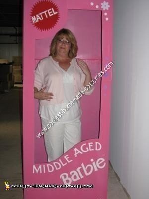 Homemade Middle Aged Barbie Halloween Costume
