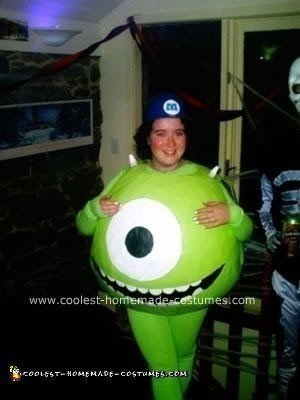 Homemade Mike Wasowski Costume