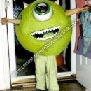Homemade Mike Wazowski From Monster's Inc. Costume