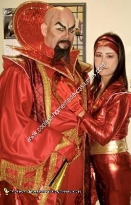 Homemade Ming the Merciless from Flash Gordon Costume