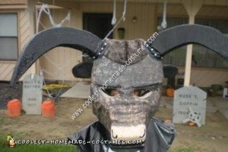 Homemade Minotaur Child Halloween Costume Idea