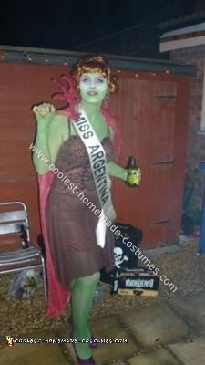 Homemade Miss Argentina from Beetlejuice Costume