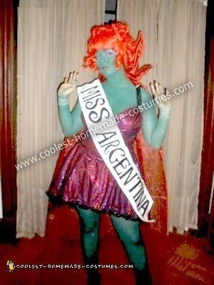 Homemade Miss Argentina from Beetlejuice Halloween Costume