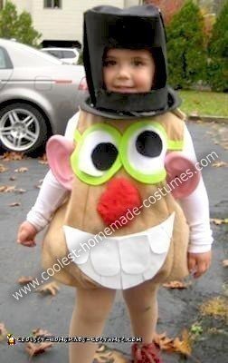 Homemade Mister Potato Head Child Halloween Costume