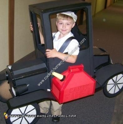 Homemade Model T Car Halloween Costume