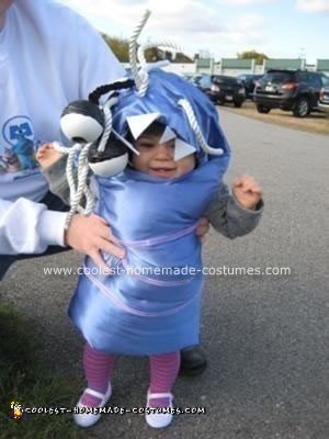 Homemade Monster's Inc Boo Costume