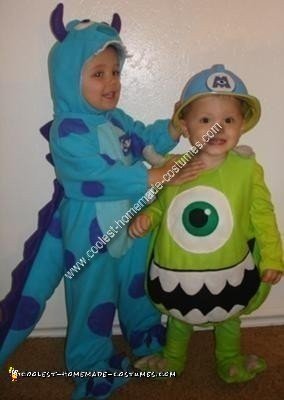 Homemade Monster's Inc Couple Costume