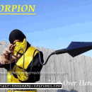 Homemade Mortal Kombat Scorpion Costume