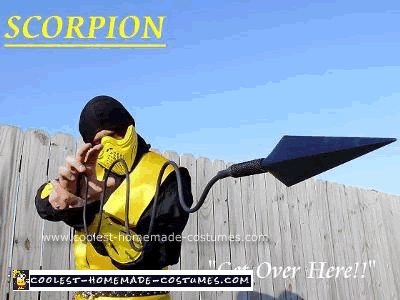 Homemade Mortal Kombat Scorpion Costume