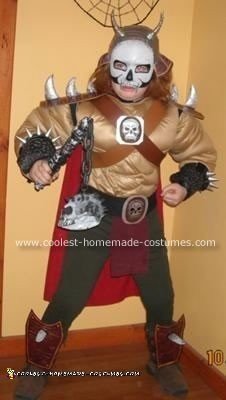 Homemade Mortal Kombat  Shao Kahn Costume