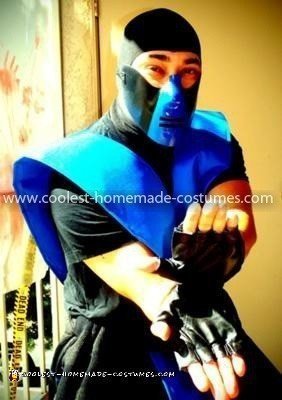 Homemade Mortal Kombat Sub Zero Costume