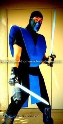 Homemade Mortal Kombat Sub Zero Costume