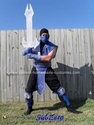 Homemade Mortal Kombat: SubZero The Frozen Master Costume