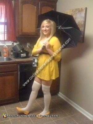 Homemade Morton Salt Girl Costume