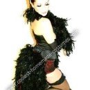 Homemade Moulin Rouge Burlesque Dancer Costume