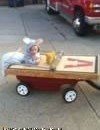 Homemade Mouse Trap Toddler Costume