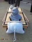 Homemade Mouse Trap Toddler Costume