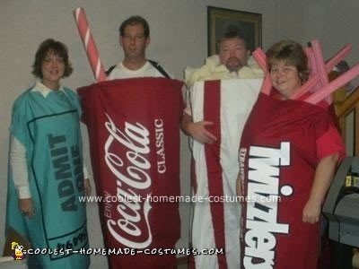 Homemade Movie Package Group Halloween Costume Idea