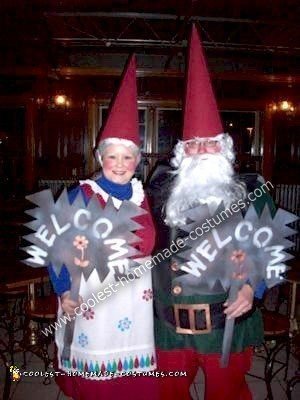 Homemade Mr. and Mrs. Garden Gnome Costumes