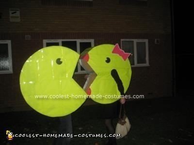 Homemade Mr. and Mrs. Pacman Costume