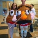 Homemade Mr. and Mrs. Potato Head Couple Costume