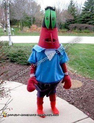 Homemade Mr. Krabs Costume from Sponge Bob