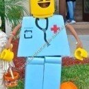 Homemade Mr. Legoman Halloween Costume Idea