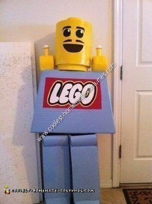 Homemade Mr. Legoman Halloween Costume Idea