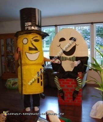 Homemade Mr. Peanut and Humpty Dumpty Costumes