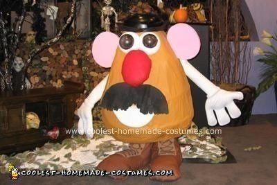 Homemade Mr. Potato Head Halloween Costume