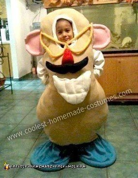 Homemade Mr. Potato Head Halloween Costume