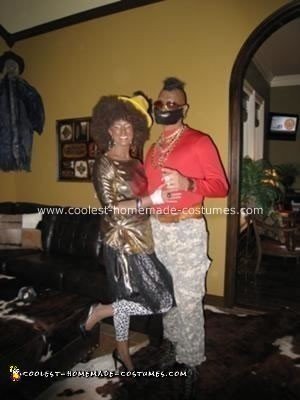 Homemade Mr. T and His Girl Costume