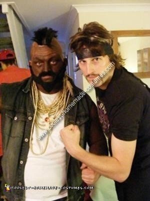 Homemade Mr T costume and Dodgeball Costume