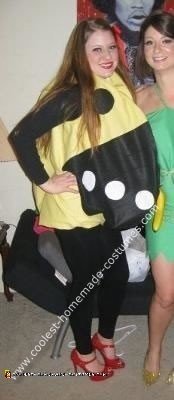 Homemade Mrs. Pacman Costume