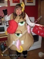 Coolest Homemade Mrs. Potato Head Costume