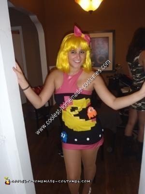 Homemade Ms. Pacman Sexy Halloween Costume Idea