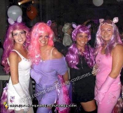 Homemade My Little Pony Group Costume