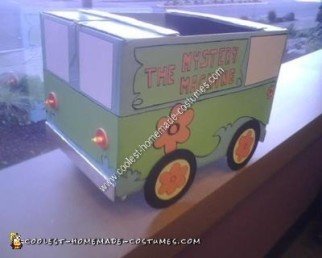 Homemade Mystery Machine Kids Halloween Costume Idea