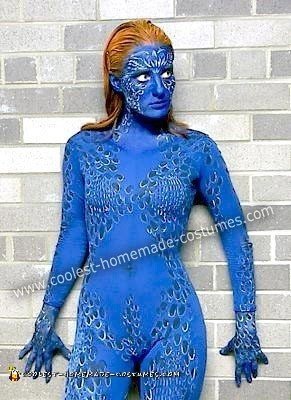 Homemade Mystique Costume