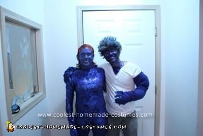 Homemade Mystique Costume