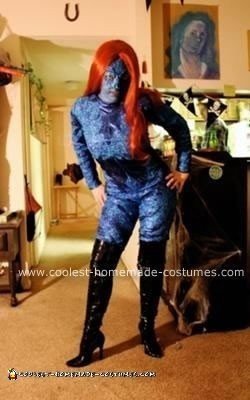 Homemade Mystique Costume